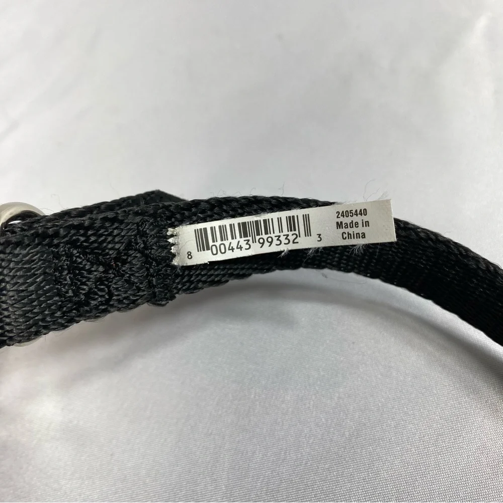 Good2Go Adjustable Black Nylon 3/4” Width 16”-20” Dog Collar